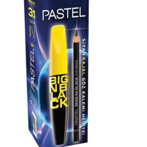 ریمل اورجینال برند Pastel مدل Big N Black کد 8690644019401 + خط چشم