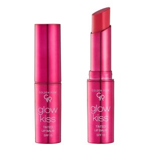 رژلب اورجینال برند Golden Rose مدل Glow Kiss Tinted Lip Balm No: 03 Berry Pink کد BHPİNK0303