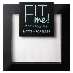 پنکیک اورجینال برند Maybelline New York مدل Fit Me Matte+poreless Pudra 90 Translucent کد PKTPRLSPDRMNMKYJST